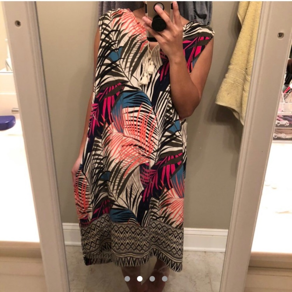 Tropical Shift Dress